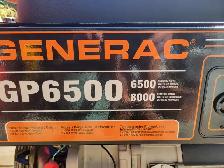 Generac portable generator 6500 Watts, low run-hour meter - Photo 6