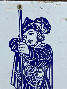 Vintage Porcelain Sign Robin Hood Flour - Photo 8