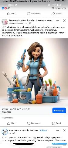 Hiring Cleaners! Sarnia Lambton Area!