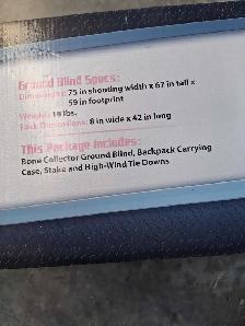 Ameristep Bone Collector Ground Blind - Photo 2