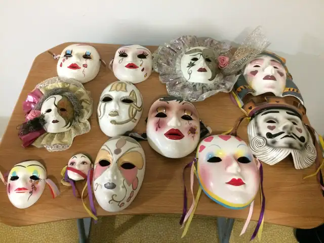 Decorative wall masks