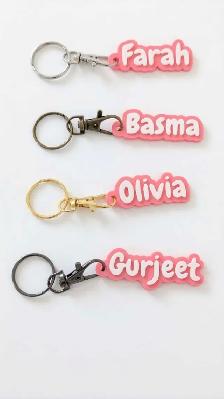 Custom 3D Printed Name Keychains ($5 Each) - Photo 2