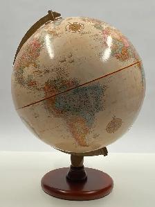 Replogle 12 Inch World Classic Series Globe with Wooden Base