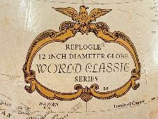 Replogle 12 Inch World Classic Series Globe with Wooden Base - Photo 3