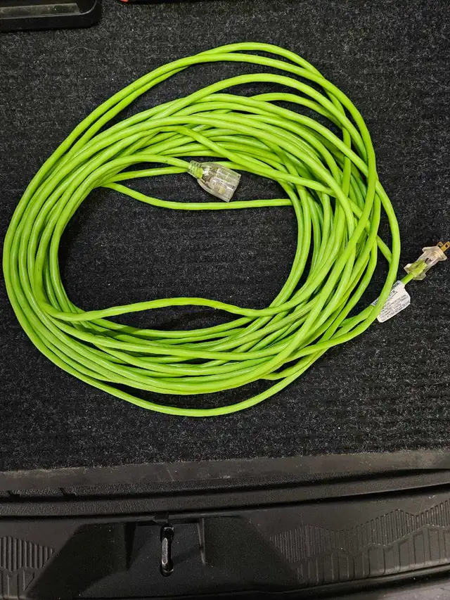50' Green Outdoor Extension Cord
