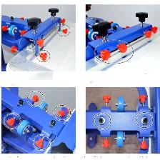 6 Color 6 Station Screen Printing Press T-shirt Printer 006527 - Photo 4