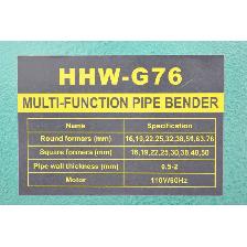 Promotion Tube Rolling  Circular Square Pipe Bender 110V 053326 - Photo 9