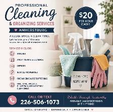 Professional Cleaning & Organizing Services – Amherstburg