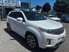 2015 Kia Sorento SX, All Wheel Drive, Sunroof, Leather,Remote St