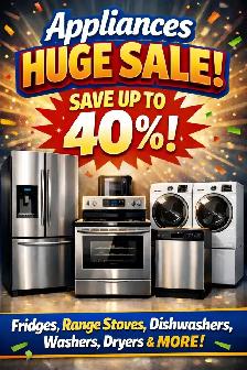 HUGE SALE On All Appliances Fridges, Stoves,Washers,Dryer & MORE - Photo 10