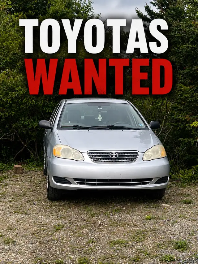 BUYING TOYOTA VEHICLES ANY CONDITION
