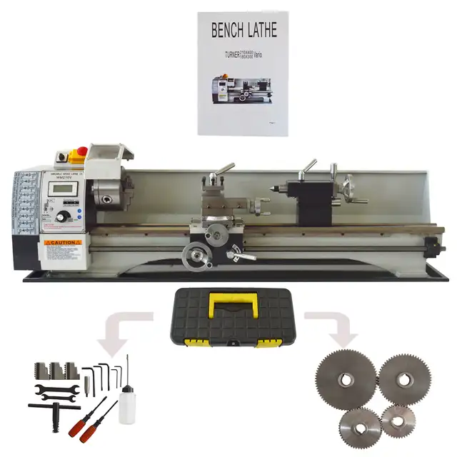 WM210V Precision Inch Thread Metal Lathe 832inch 900W 028032