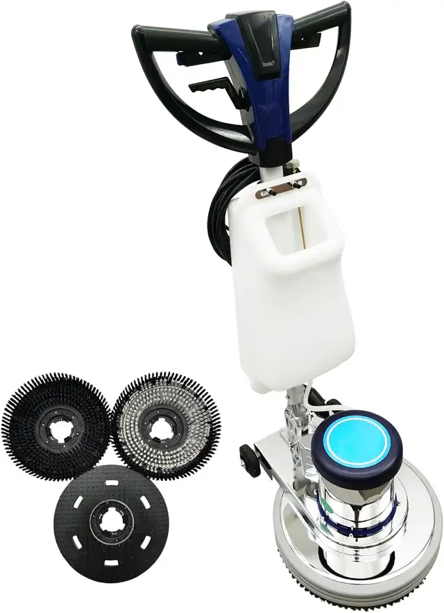 110V 18' Floor Scrubber Buffer Polisher Machine 056918
