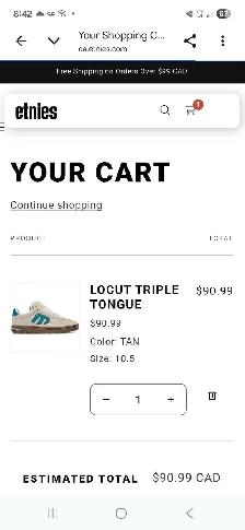 New Etnies Skateboarding Shoes 60$ 10.5 Mens - Photo 8