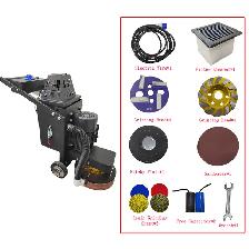 4Head Concrete Floor Grinder with Built-in Blower 238006