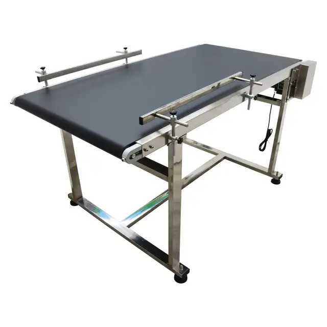 59''x 31.5''Powered Rubber PVC Belt Conveyor 110V 250W 230191