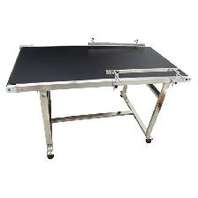 59''x 31.5''Powered Rubber PVC Belt Conveyor 110V 250W 230191 - Photo 3