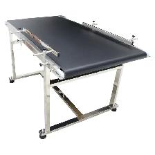 59''x 31.5''Powered Rubber PVC Belt Conveyor 110V 250W 230191 - Photo 5