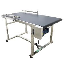 59''x 31.5''Powered Rubber PVC Belt Conveyor 110V 250W 230191 - Photo 6