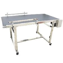 59''x 31.5''Powered Rubber PVC Belt Conveyor 110V 250W 230191 - Photo 7