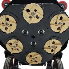 6Head Hand-push Cement Ground Grinder Dust-free Grinding 239843 - Photo 3