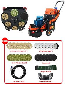 6Head Hand-push Cement Ground Grinder Dust-free Grinding 239843 - Photo 6