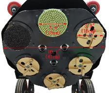 6Head Hand-push Cement Ground Grinder Dust-free Grinding 239843 - Photo 10