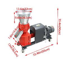 4mm Feed Pellet Mill Machine 4 Head Rollers Round Inlet 239950 - Photo 8