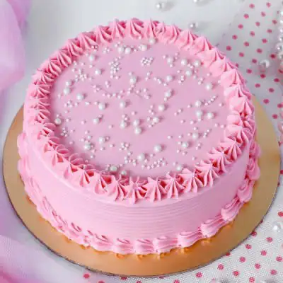 Pink buttercream cake Custom Cakes Oakville delivery