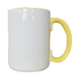 1pc 15oz Ceramic Rim Inner Handle Two-Tone Mug Heat Press 001445 - Photo 3