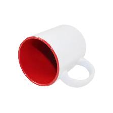 1pc 15oz Ceramic Rim Inner Handle Two-Tone Mug Heat Press 001445 - Photo 5