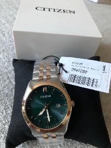 Brand new men’s Citizen Eco Drive Corso Green Dial 40 mm. - Photo 7