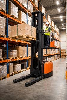Order Picker Forklift operator