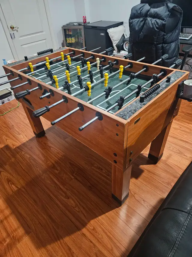 Foosball table (table soccer)