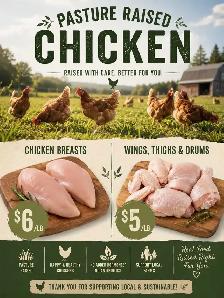 Farm Raised Processed Chicken