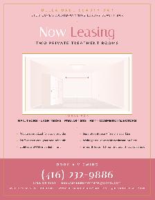 Private Treatment Room for Rent - Bella Babe Beauty Bar