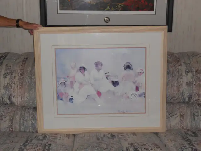 FRAMED MATTED IMPRESSIONISM PRINT