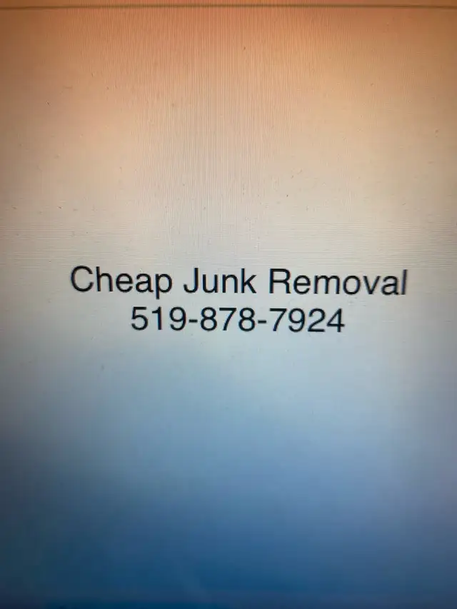 Junk Removal