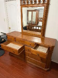 Wooden Dresser with Mirror - Selling ASAP! - Photo 2