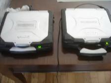 Two Panasonic CF30 Toughbooks laptops