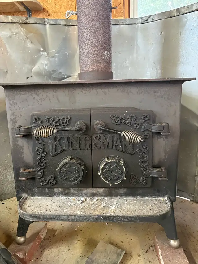 Kingsman Woodstove with pipe
