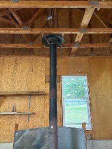 Kingsman Woodstove with pipe - Photo 2