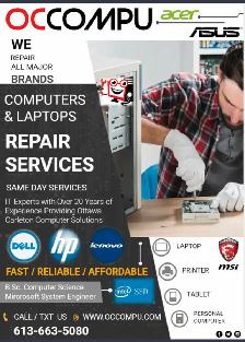 Fix Computer Repair Laptop in Ottawa Same Day Computer Services