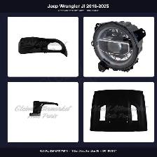 Jeep Wrangler Jl 2018-2025 Fender Grille Mirror Bumper Hood