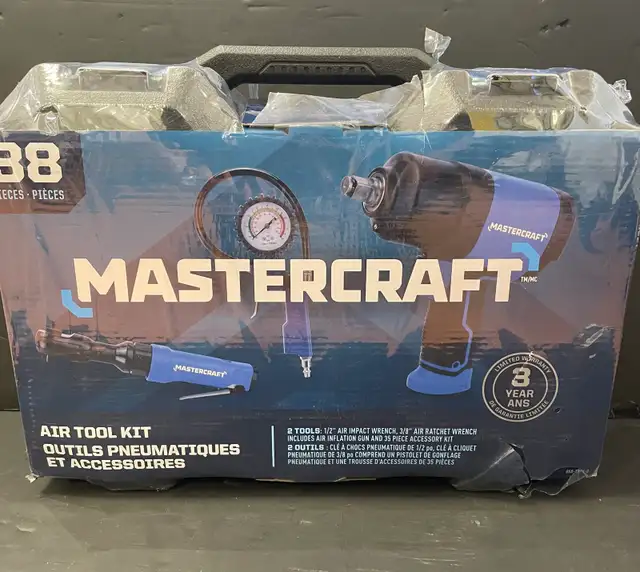 MASTERCRAFT AIR TOOL KIT 38 PCS.