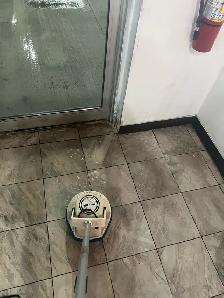 Restaurant Kitchen floor Tile and Grout Cleaning $150