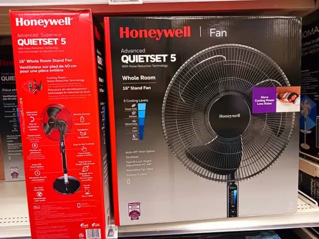 Honeywell Quietset 5 pedestal fan