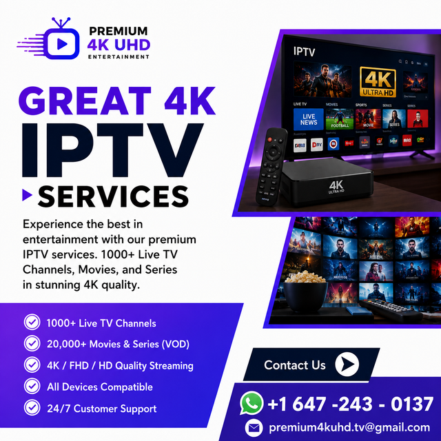 Great 4k Tv Services - Unlimited Channels