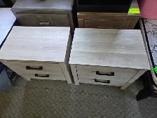 New Pair White Wash Nightstands Reg. $399 - Photo 2