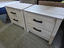 New Pair White Wash Nightstands Reg. $399 - Photo 4
